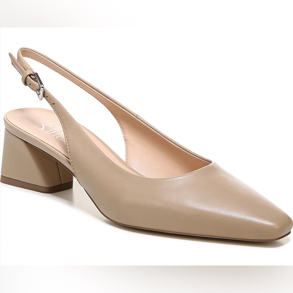 Franco Sarto Cream/Beige Jacer Pointed Toe Slingback - 8